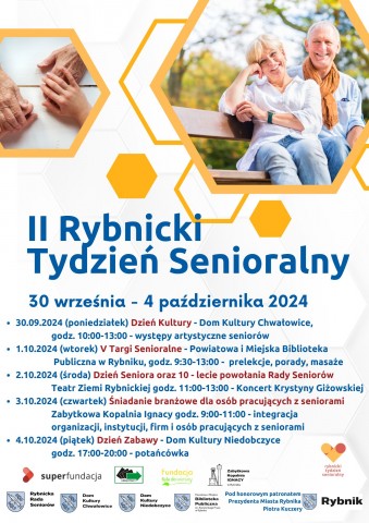 plakat II tygodnia senioralnego